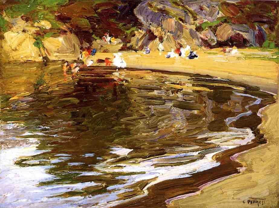 Edward Henry Potthast Bathers in a Cove